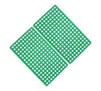 MOTHNUR 2pcs Rabbit Cage Floor Mats Waterproof Plastic Bunny Feet Pads 30x50cm Protective Soft Pet Bedding Mats for Small Animals Indoor Habitat