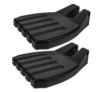 MOTHNUR 2pcs Replacement Wheelchair Footrests Foot Pedals Compatible with Wheelchair Models Anti-Slip Safety Leg Rests for Patient Support