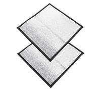 MOTHNUR 2Pcs Reptile Heating Pad Insulation Mat for Lizards Turtles Snakes Winter Pet Warmer Reflective Film for Tank Enclosure