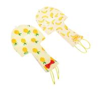 MOTHNUR 2pcs Reusable Parrot Diaper Flight Suit Soft Comfortable Bird Clothes for Cockatiel Ringneck Monk Parakeet Lory Birds Daily Wear Random Color