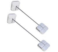 MOTHNUR 2Pcs Safety Locks for Cabinets and Cabinet Locks Refrigerator Door Locks for Protection Smooth Edges Easy Installation
