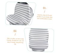 MOTHNUR 2Pcs Seat Covers for Boys Breathable Nursing Cover and Carrier Canopy Multi-use Accessories with Easy Installation for Travel and Everyday Protection