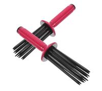 MOTHNUR 2pcs Slip Styling Comb for Curly Hair Professional Fluffy Shaping Brush for Effortless Volume and Natural Curls Portable Hair Curling Roll Comb for Travel