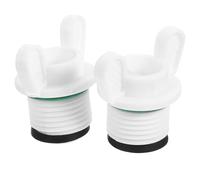 MOTHNUR 2Pcs Small Hot Water Bag Seal Stoppers Replacement Plastic Sealing Plugs Leakproof Hot Water Bottle Caps with Double Gaskets for Household Use