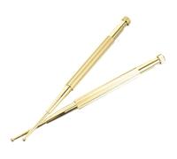 MOTHNUR 2Pcs Solid Copper Acupuncture Point Probe with Spring Loaded Body Lightweight Ear Acupressure Tools for Precise Spot Detection and Safe Massage Therapy