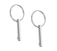 MOTHNUR 2pcs Stainless Steel Safety Pins Bimini Top Canopy Fastening Hardware with Quick Release Lock for Boat Attachment and Corrosion Resistance