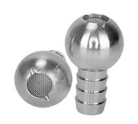 MOTHNUR 2pcs Stainless Steel Straw Filter Ball Heavy Duty Foam Sprayer for Car Wash Adjustable Nozzle Filter for Pressure Washer Soap Attachment Cleaning for Cars Gardens Patios
