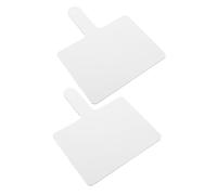 MOTHNUR 2PCS Student Dry Erase Answer Boards 15x20cm Portable Whiteboards Handle for Classroom Interaction English Math Lessons School Supplies