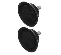 MOTHNUR 2Pcs Treadmill Shock Absorbing Anti-Slip Mat Pads for Exercise Equipment, Non-Slip Floor Protection Pads for Home Gym, Fitness Machines, Tile and Carpet Floors