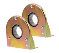 MOTHNUR 2pcs Ventilation Fan Bearing Housing for Greenhouse Iron Pulley System Base with Sliding Roller Bearings Quick Assembly Ventilation Parts for Agricultural Airflow Control