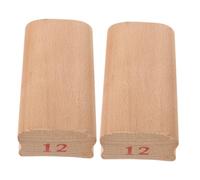 MOTHNUR 2pcs Wood Handle Guitar Fret Leveling Files for Luthier Fret Dressing Professional Hand Files for Beveling and Sanding Fingerboard Playing and Accurate