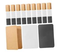 MOTHNUR 30Pcs Blank Greeting Cards Bulk Vintage Kraft White Black DIY Blessing Cards for Holiday Wishes Thick Crack-Resistant Material for Festivals and Parties