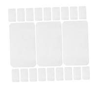 MOTHNUR 30pcs Sublimation Blank Thermal Sticker Labels Rectangular Self Adhesive for DIY Printing Heat Transfer Vibrant Color Stickers for Home Office Craft Projects
