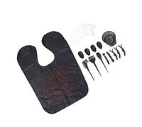 MOTHNUR 32pcs Hair Dyeing Tools Set Complete Hair Coloring Kit Bowls Brushes Gloves Ear and Clips for Home Salon Use