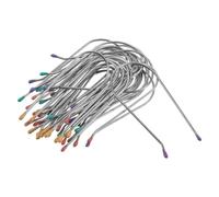 MOTHNUR 32pcs U-shape Hot Roller Clips Replacement Set Assorted 1" to 1.75" Metal Hair Roller Pins for Home and Salon Use Compatible with Curling Iron for Hair Styling and Curl Fixing