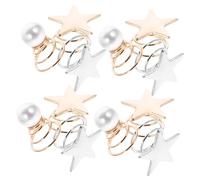 MOTHNUR 36pcs Spiral Star Hair Clips for Women and Stylish Swirl Coil Hair Accessories with Secure Hold for Wedding and Everyday Styling