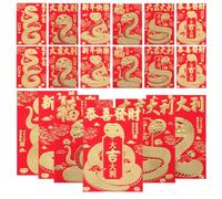 MOTHNUR 36pcs Year Snake Red Envelopes Gold Embossed Chinese Year Lucky Money Pockets for Wedding Lunar Spring Festival Decorations