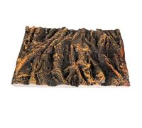 MOTHNUR 3d Terrarium Background Simulated Tree Root Reptile Tank Decoration Board for Snake Habitat and Fish Aquarium with Natural Log Style, Sturdy Pu Material, Small Size