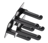 MOTHNUR 3Pcs Adhesive Hair Dryer Storage Shelf Wall Mounted Blow Dryer Holder Organizer for Bathroom Bedroom Salon Easy Installation Damage