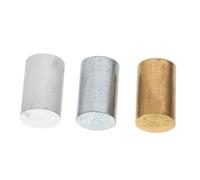 MOTHNUR 3pcs Density Cylinder Set for Physics Experiments Copper Iron Aluminum Cylinders for Accurate Volume and Mass Testing in School Labs