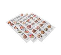 MOTHNUR 3pcs Diabetic Meal Planner Charts for Healthy Diet Management Daily Diabetes Food Guide with Balanced Low Glycemic Grocery List Blood Sugar Friendly Recipes for Pre Diabetes and