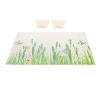 MOTHNUR 3pcs Flexible Anti-splash Litter Box Guards with Butterfly Clips Plastic Cat Litter Pan Enclosure for Open-top Easy-clean Pet Toilet Splash Protection for Cats