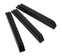 MOTHNUR 3pcs Glossy Plastic Black Piano Key Replacement Parts Keyboard Accessories for Musical Instrument Repair Precision Keytop Spares for Sound Restoration and Maintenance