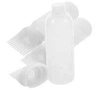 MOTHNUR 3pcs Hair Oil Bottle Applicator Root Applicator Bottle with Comb Head Design Easy to Squeeze and Apply Plastic for Hair Coloring