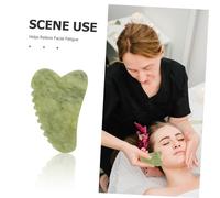 MOTHNUR 3pcs Jade Gua Sha Facial Massage Tools for Skin Shaping Smooth Scraping Boards Designed for Face Contours Portable and Lightweight Beauty Devices for Daily Skincare Routine