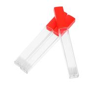 MOTHNUR 3pcs Plastic Thermometer Holder Tubes Transparent Protective Storage Cases for Thermometers and Needle Tools Portable Multipurpose Tubes with Impact-resistant Design for Home and