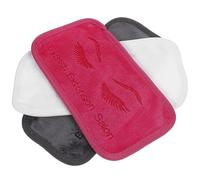 MOTHNUR 3pcs Reusable Eyelash Extension Headband with Forehead Pads for Lash Grafting Comfortable Lash Holder in White for Salon and Personal Use