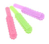 MOTHNUR 3pcs Silicone Bookmark Clip Soft Flexible Page Holders for Women Men Book Lovers Colorful Lightweight Bookmarks for Home Travel Reading Accessories