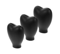 MOTHNUR 3pcs Silicone Makeup Brush Protectors Reusable Dustproof Brush Covers for Prolonging Life Practical Head Shields for Travel and Storage