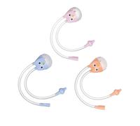 MOTHNUR 3Pcs Silicone Nose Aspirators with Soft Material Safe and Clean Nasal Mucus Suction Tools for Nasal Hygiene Suitable for Newborns