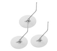 MOTHNUR 3pcs Stainless Steel Fire Pit Covers with Long Handles Heat Resistant Flame Snuffer Lid for Indoor Outdoor Use Portable Round Fire Bowl Extinguisher Top Bracket Compact and Elegant