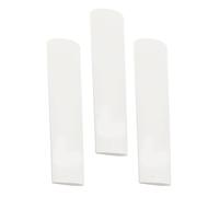 MOTHNUR 3pcs White Resin Alto Saxophone Reeds Kit for Beginners and Educators Synthetic Saxophone Accessories for Practice Performance and Reliable Pure Tone Quality