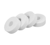 MOTHNUR 4 Rolls Eyelash Extension Tape White Thickened Adhesive Lash Tape for Under Eye Pads Skin Protection Breathable and Painless Lash Separation for Professional and Personal Use