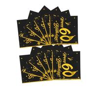MOTHNUR 40pcs Elegant Birthday Party Napkins Luxurious Disposable Paper Serviettes for Upscale Celebrations for Birthday Decorations and Special Occasions
