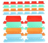 MOTHNUR 40Pcs File Folder Tabs with Detachable Index Labels Compact Lightweight Hanging File Inserts for Office and Home Document Organization Sturdy and Safe Material Multi-Color for Easy