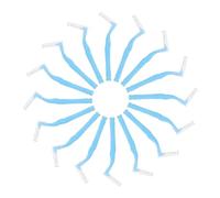 MOTHNUR 40pcs Shaped Mini Interdental Brushes for Braces and Orthodontic Care Soft Bristle Dental Cleaning Tool for Precise Gap and Gumline Cleaning Travel-Friendly Oral Hygiene