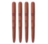 MOTHNUR 4pcs Acupressure Health Stick Wood Massage Stick Foot Pressure Point Massager Tools for Acupuncture and Reflexology Therapy