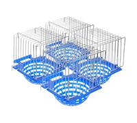 MOTHNUR 4pcs Bird Nesting Box with Coconut Lining Practical and Hand-woven Straw Breeding Hatchery for Safe Comfortable Bird Habitat and Easy Cleaning Stylish Design