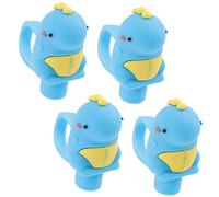 MOTHNUR 4Pcs Dinosaur Silicone Straw Toppers Reusable Straw Covers Dust Caps for Party Cups Tumblers Shower Graduation Decorations