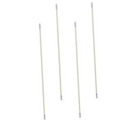 MOTHNUR 4pcs Flexible Chimney Cleaning Brush Rods for Fireplace Flue Sweep Sturdy Lightweight Practical Rods for Efficient Soot Removal and Stove Maintenance