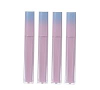 MOTHNUR 4Pcs Gradient Color Mascara Tube Container with Eyelash Brush Leakproof Refillable Cosmetic Bottles for Eyelash Cream Storage and DIY Makeup Portable Lightweight Pink Blue