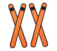 MOTHNUR 4pcs LED Light Up Horse Leg Bands for Equestrian Riding High Visibility Reflective Safety Straps with Bright Illumination Lightweight Comfortable Design for Nighttime Training and