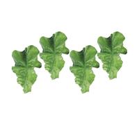 MOTHNUR 4pcs Mini Lettuce Hair Clips Bangs Hair Clips 6.22x4.33x0.08in Leaf-shaped Resin and Iron Safe for Scalp Women Playful Unique Design Everyday Styling