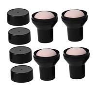 MOTHNUR 4Pcs Mushroom Shape Powder Puff Makeup Applicators Soft Sponges for Face and Eyes Skin Color Portable Washable Cosmetic Tools for Women