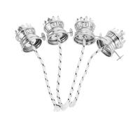 MOTHNUR 4pcs Oil Lamp Wicks with Sturdy Base Adjustable Cotton Braided Kerosene Lantern Replacement for Vintage Decor Camping Emergency Lighting Romantic Ambiance