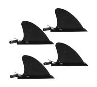 MOTHNUR 4pcs Paddleboard Fin Replacement Hydrodynamic Sup Surfboard Fins with Easy Insert Buckle Tail Rudder Stabilizers for Inflatable Kayak Canoe Water Sports Accessories